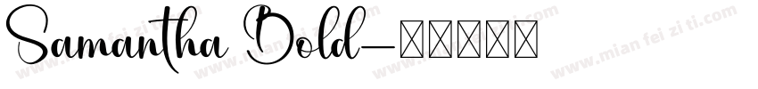 Samantha Bold字体转换
